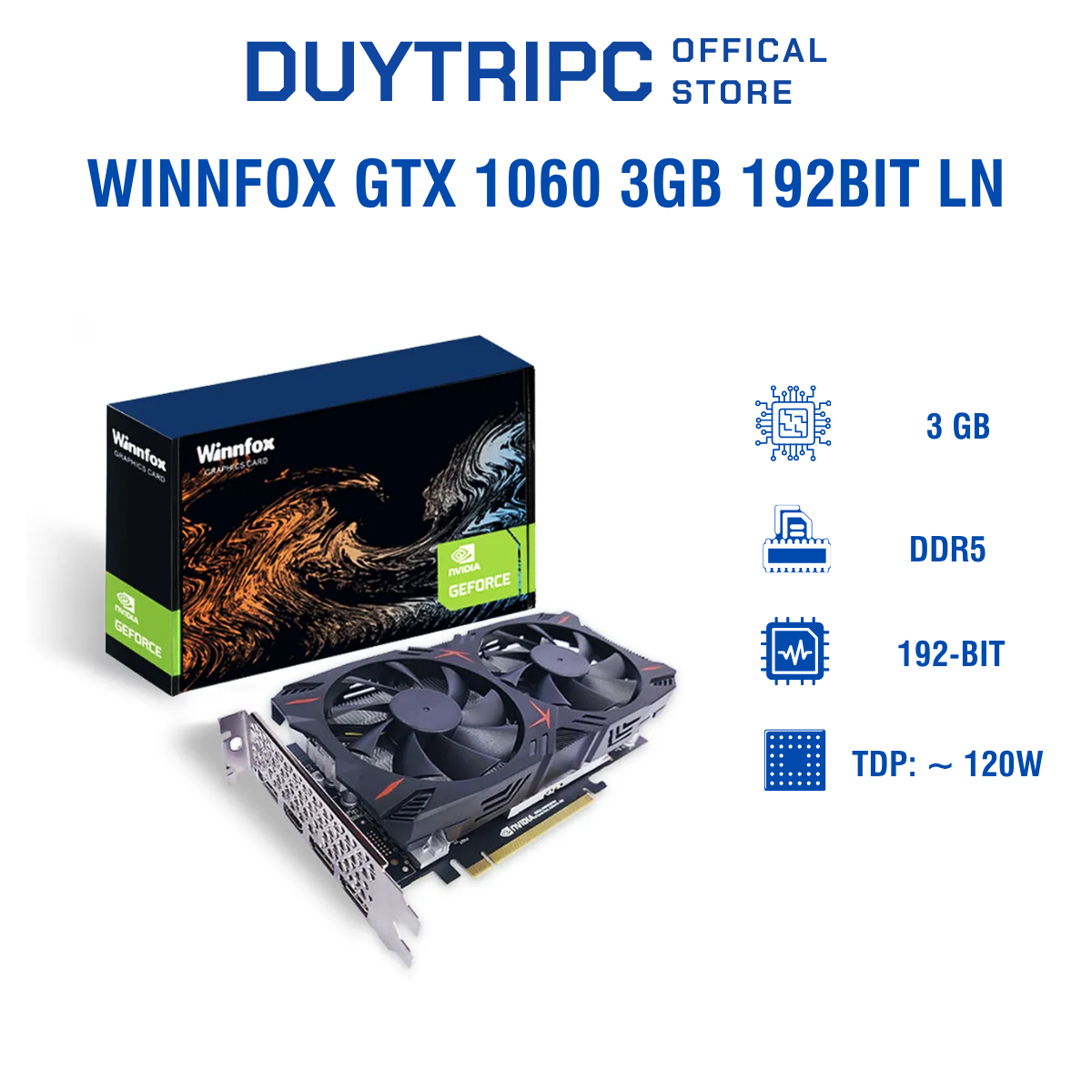 WINNFOX GTX 1060 3GB 192bit LN